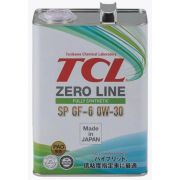 Моторное масло TCL ZEROLine Fully Synth,SP/CF-6,0W30 4л.