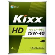 Масло Моторное KIXX HD SAE 15W-40 API CF-4/SG (4 л)