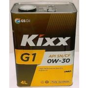 Масло Моторное KIXX G1 SAE 0W-30 API SN/CF (4 л)