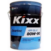 Масло Трансмиссионное KIXX GEARTEC SAE 80W-90 GL-5 (20 л)